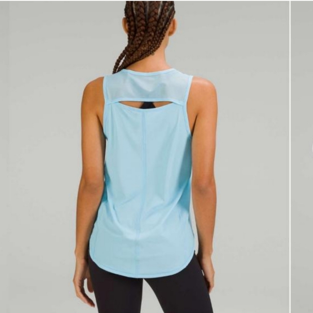 Lululemon Sculpt Tank Top Blue Chill